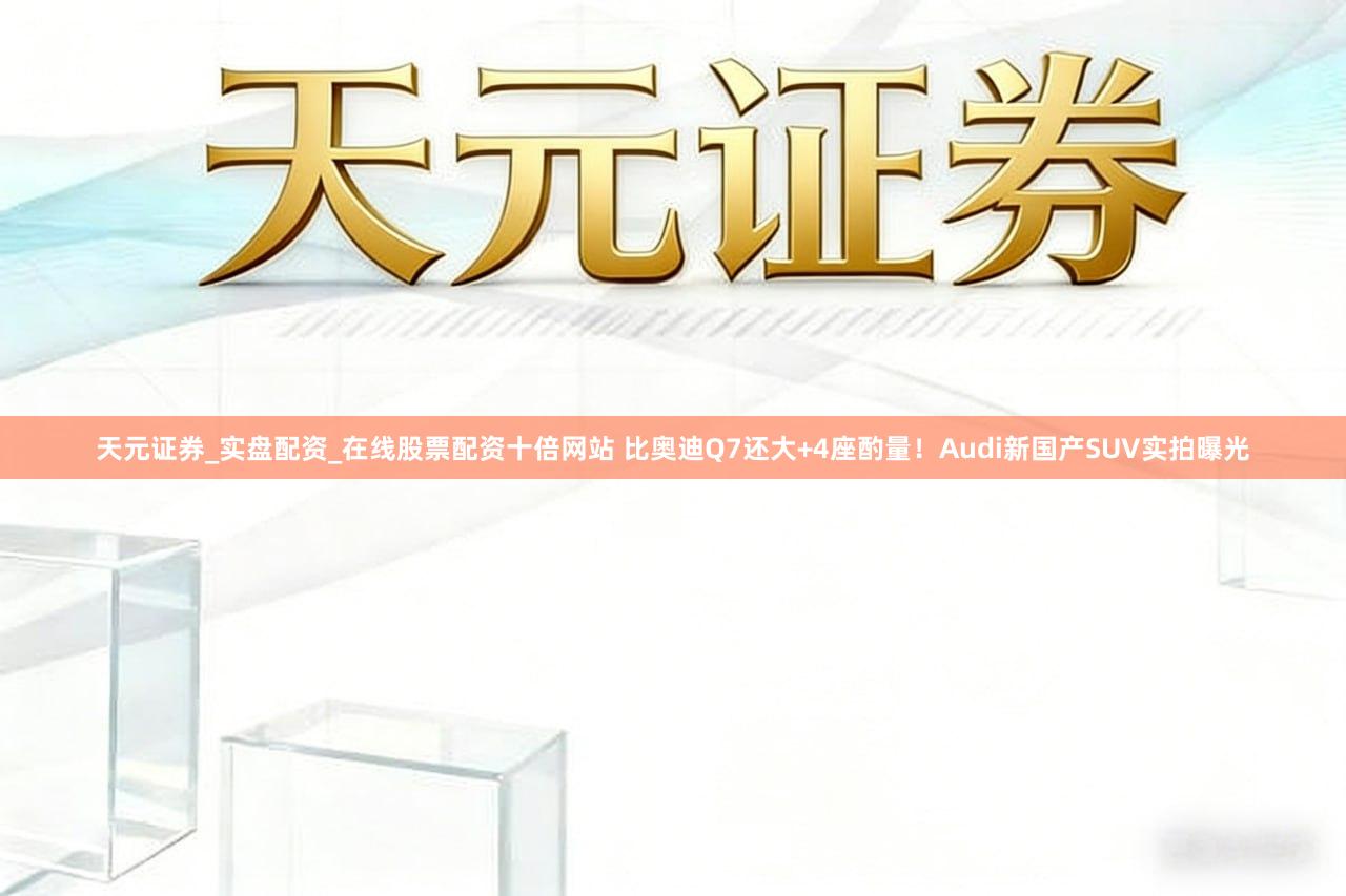 天元证券_实盘配资_在线股票配资十倍网站 比奥迪Q7还大+4座酌量！Audi新国产SUV实拍曝光